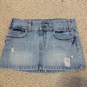 American Eagle Blue Jean Skirt
